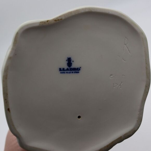 Lladro Vintage Girl With Geese Porcelain Figurine 12” Umbrella Spain Collectible - Picture 13 of 16